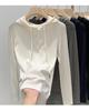 Stylish Slim-Fit Grey Half-Zip Hoodie for Women - 2025 Autumn/Winter Collection