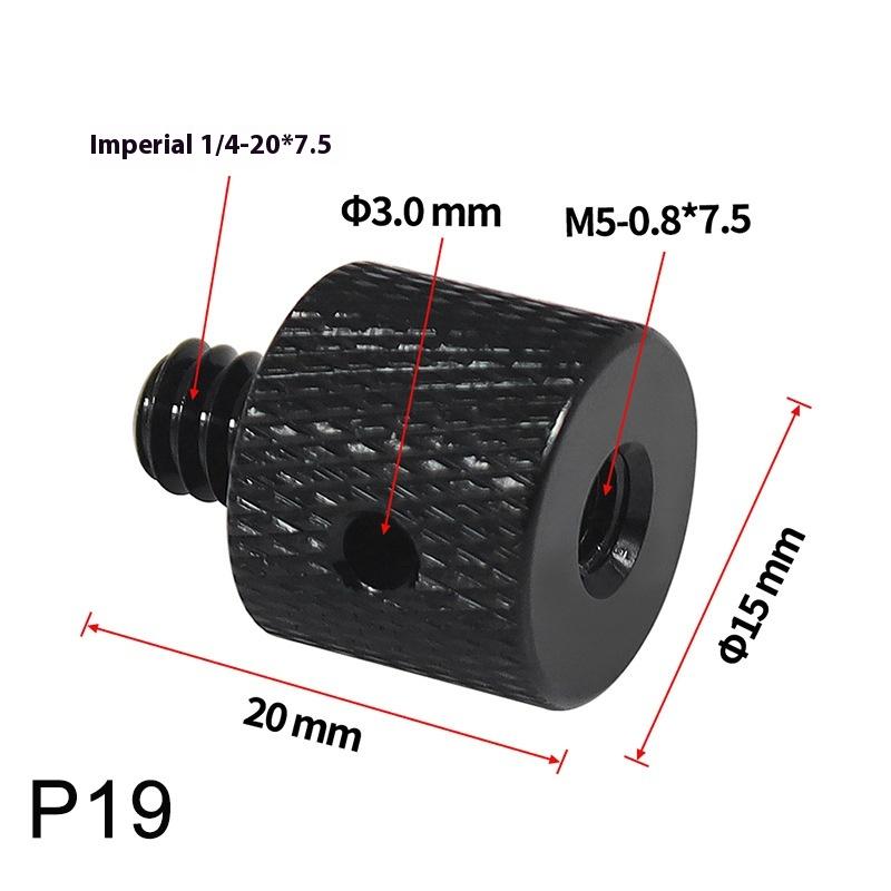 Thread Reinforce Camera Conversion Screw Adapter For Camera Tripod Ballhead Projector Bracket - 1/4 To 3/8 M4 M5 M6 M8 M10