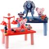 Children'S Educational Toys Mini Building Block Table Ferris Wheel, Rocking Aircraft Science And Education Diy Assembly Building Block