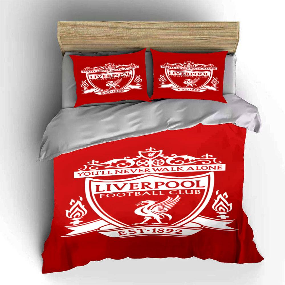 Liverpool Football Club Emblem. Bedding Sets Duvet Cover Sets Duvet Covers Pillowcases(1 * Duvet Cover 2 * Pillowcases Without Duvet Insert)