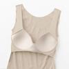 Innerwear KIREILABO Fitte 3D Cup Tank Top with Cups KB3158K White Beige [Gunze] Women's