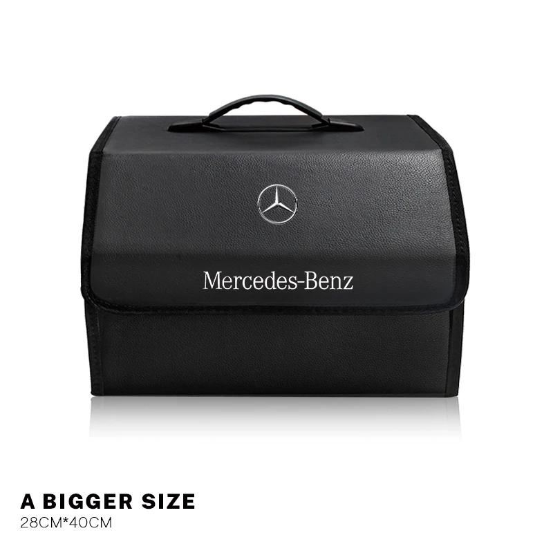 GLC GLB Caixa de Armazenamento de Viagem para Porta-malas de Carro Acessórios de Mala Dobrável Para Mercedes Benz AMG W204 W205 W203 W211 W212 W213 W201 W21