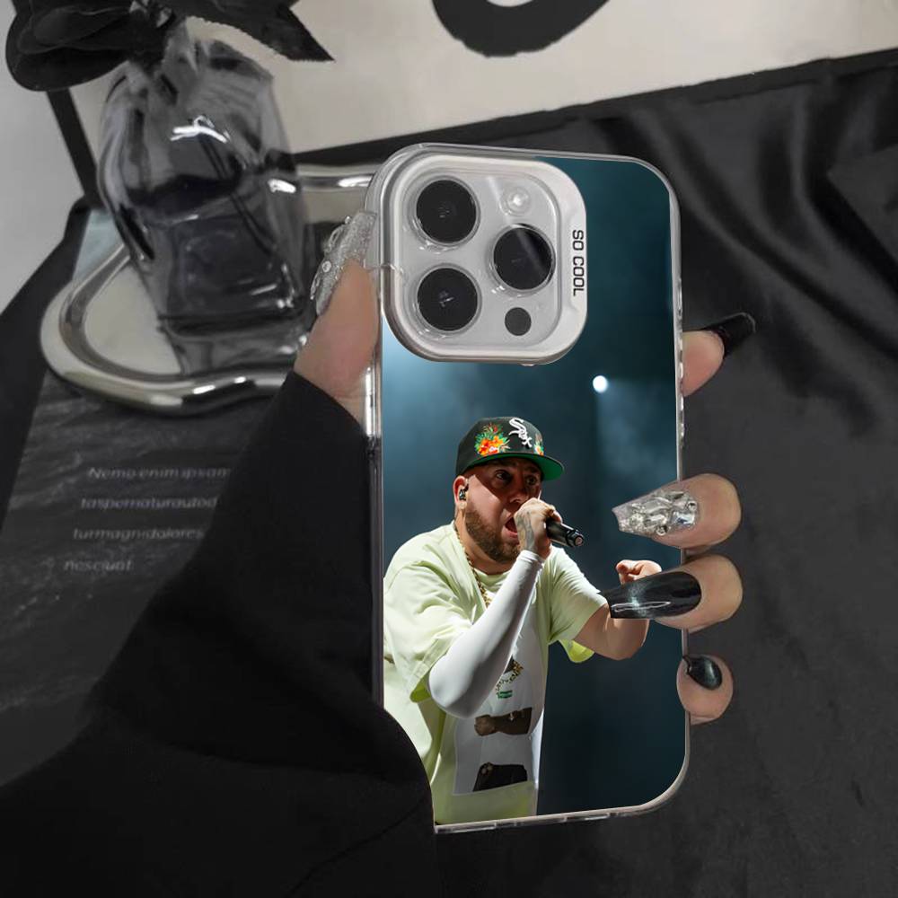 Rapper Maka Aura 2025 Tour Phone Case For iPhone 16,15,14,13,12,11,Pro,XS,Max,Plus,Mini,SE White Candy Matte Shockproof Cover