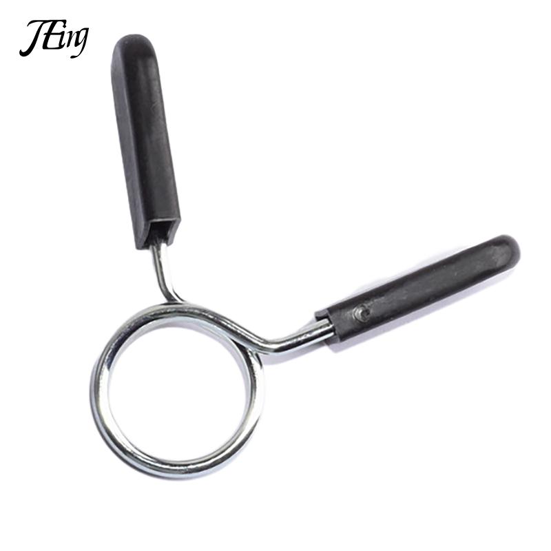 25/28/30mm Barbell Clamp Spring Collar Clips Gym Weight Dumbbell Lock Standard Lifting Kit Barbell Lock