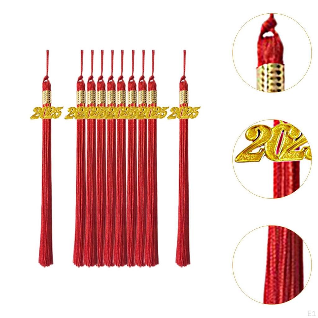 10 Pieces Conclusion Tassels Gift Decoration Party Accessories with Years of Charm