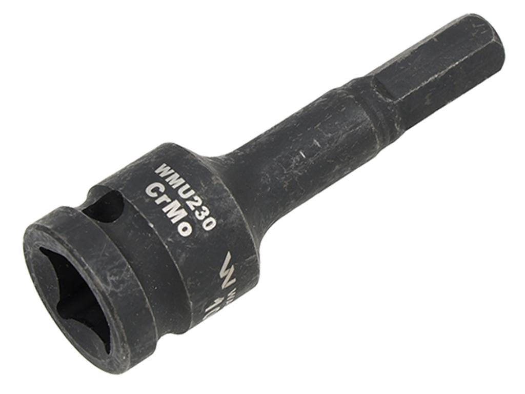 Impact socket 1/2", 10mm hex H10 made of CrMo steel, Waryński