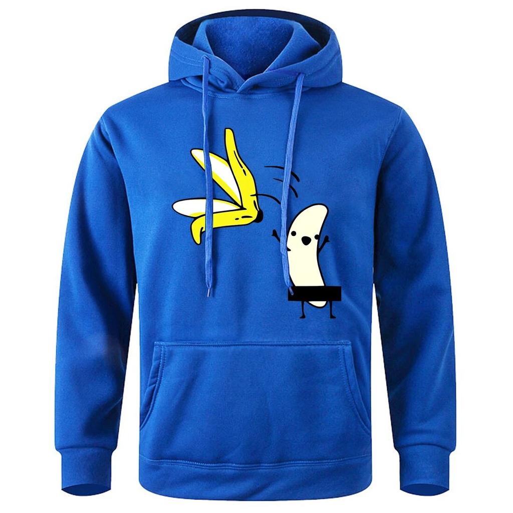 Let's Take Off Our Banana Peel Hanorace amuzante unisex, largi, supradimensionate, cu glugă, modă, îmbrăcăminte sport clasică, pentru iarnă, fleece.