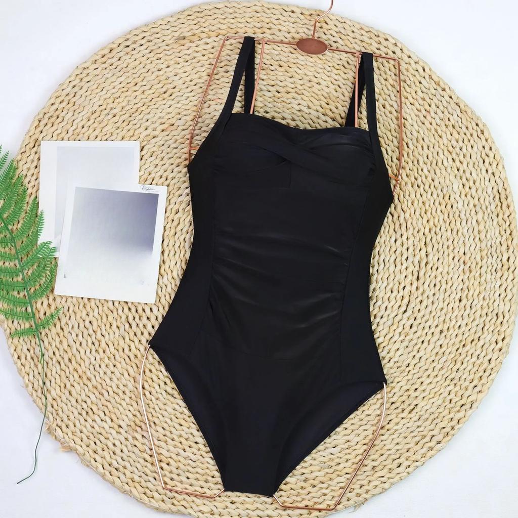 2026 Sexy One Piece Women Swimsuit Push Up Bikini Beach Bodysuit Monokini Tummy Control Swimwear Plus Size Bathing Suit
