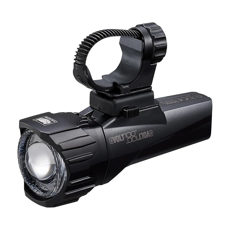 

CAT EYE GVOLT100 HLEL570GRC Bicycle Light, Approximately 10,000 candelas (approximately 320 lumens)