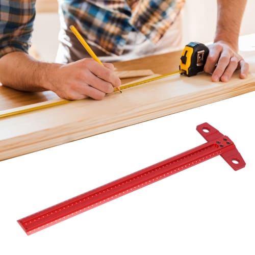 Square, Right-Angle Ruler, Woodworking Square, Combination Right-Angle Precision Ruler, Woodworking Ruler, Saw Guide, T-Angle Ruler, Right-Angle Marke