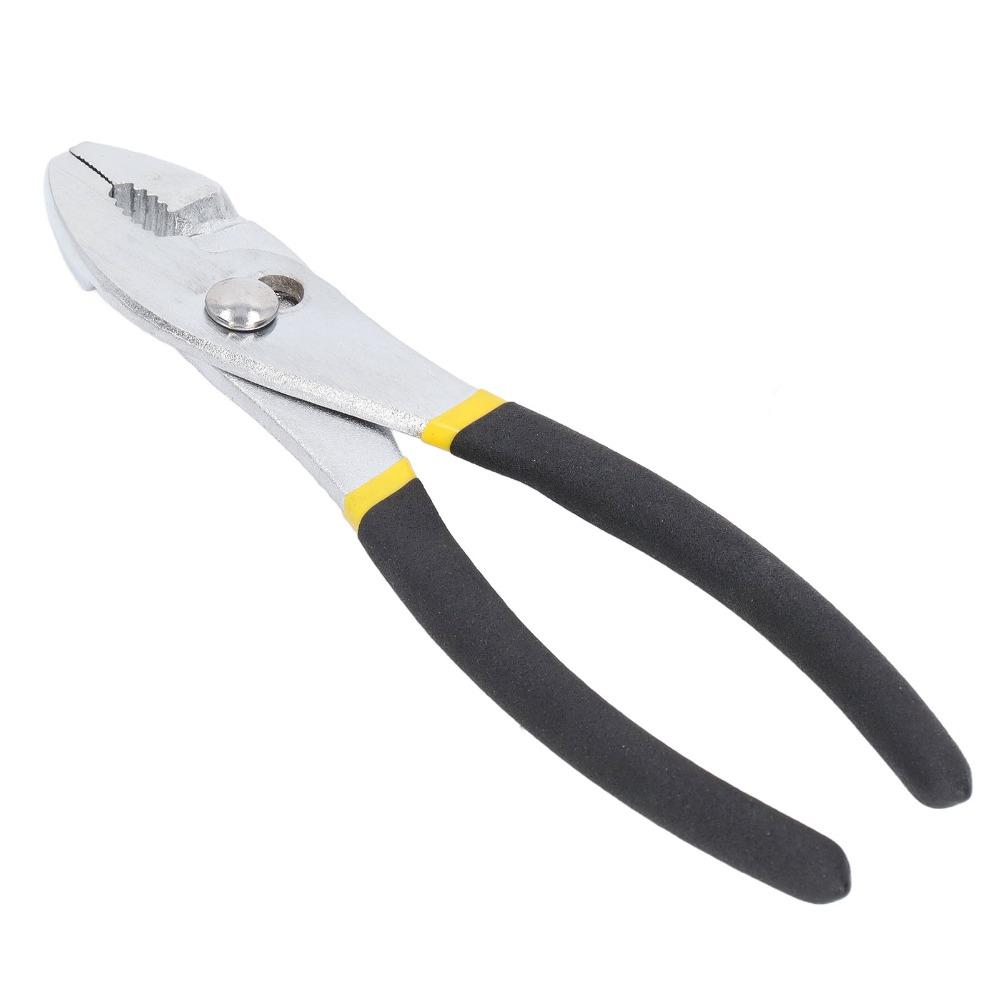 Steel Pliers Slip Joint Pliers Plastic Handle Heavy Duty Pliers Convenient Hand Pliers Home Repair