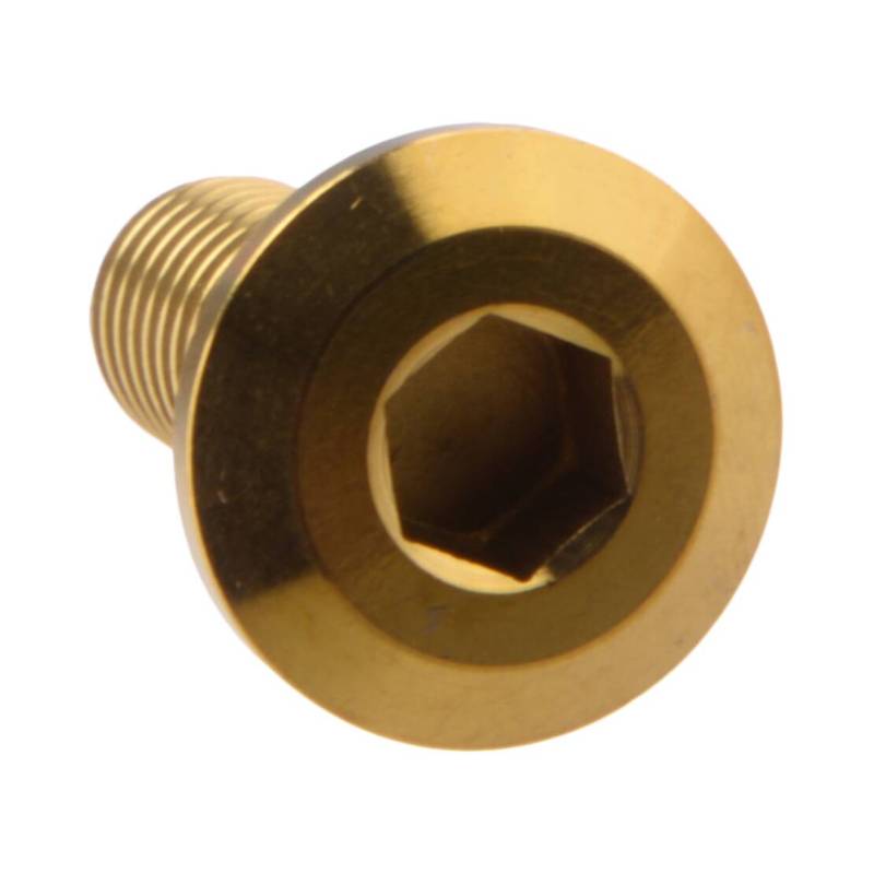 

CITALL 5PCS Rear Titanium Brake Disc Rotor Bolts Screw Gold fit for Yamaha YZF R6 600 R1 R1M MT-10 SP 1000