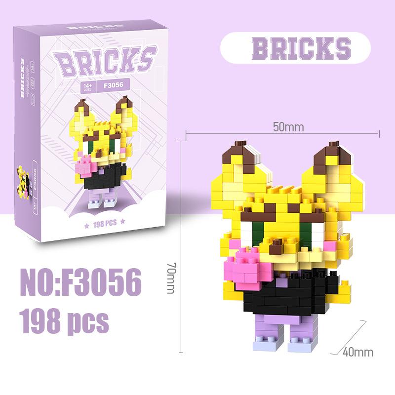 Zootopia 2 Building Blocks Anime Kawaii Cartoon mini Action Children's Animal building blocksAssemble DIY Toys Gift for Kids