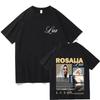 Rappeur Rosalía LUX T Shirts Chanteur Espagnol Tee Fashion Women Men 100%Cotton Clothes Comfortable Soft Short Sleeve Y2K Streetwear
