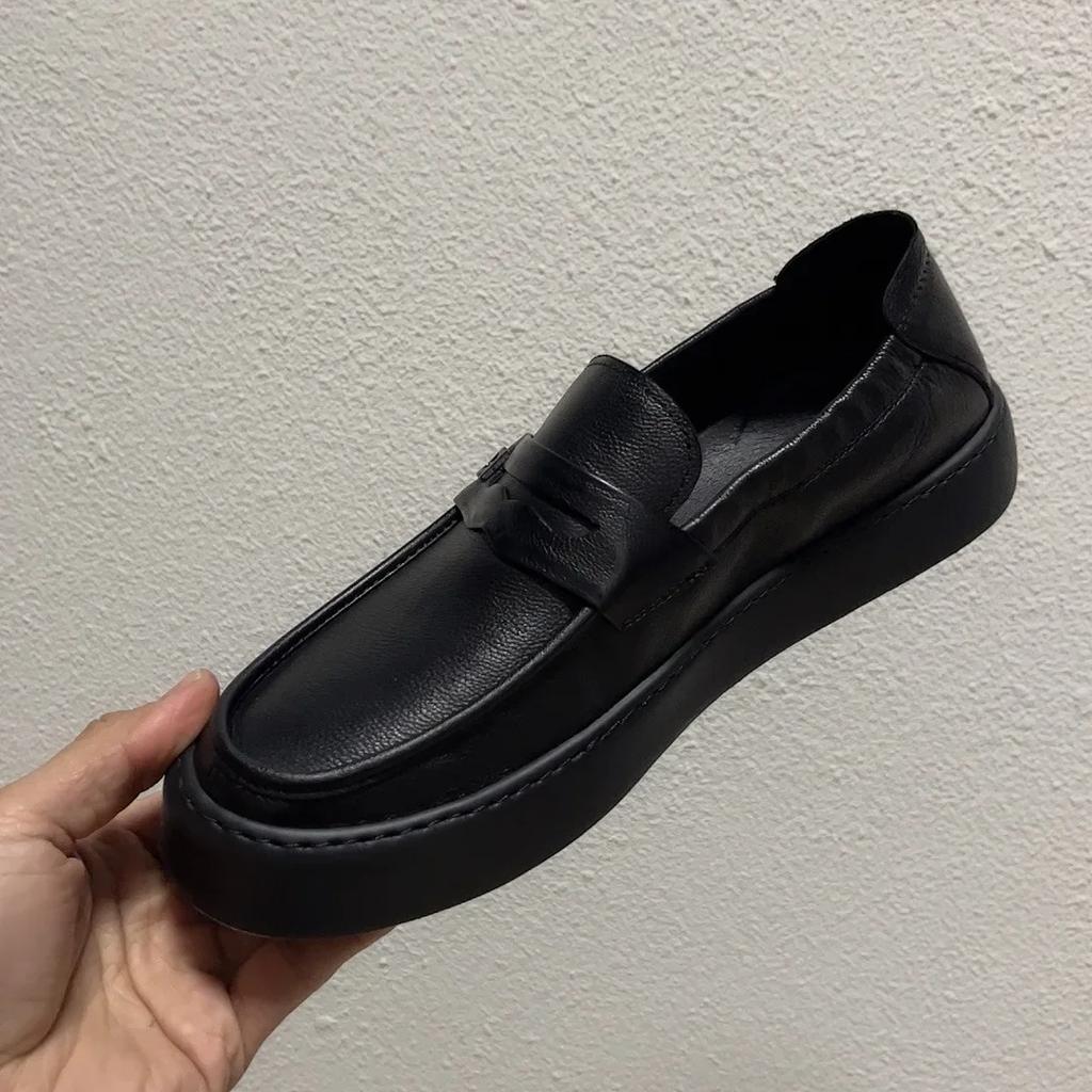 Pantofi Casual Negri din Piele pentru Bărbați Mocasini Noi de Designer Primăvară Toamnă Bărbați Modă Lux Pantofi de Gală pentru Bărbați