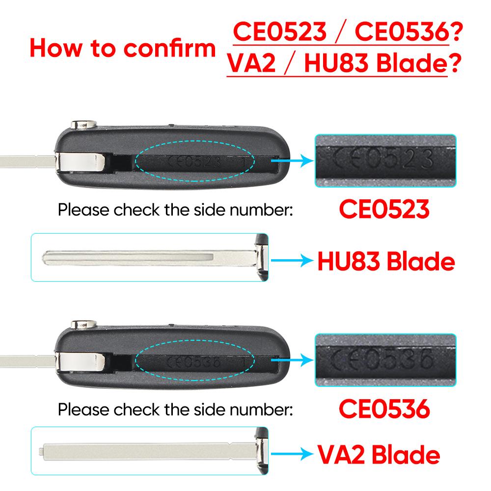 For Citroen C2 C3 C4 C5 Berlingo Xsara Picasso For Peugeot 306 407 807 Ce0523 Ce0536 2/3/4Bnt Flip Remote Car Key Shell