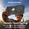 Hybrid Armor Shockproof Case For Xiaomi Redmi Note 15 Pro 4G 14Pro Plus 5G Sliding Window Metal Ring Holder Phone Cover Fundas