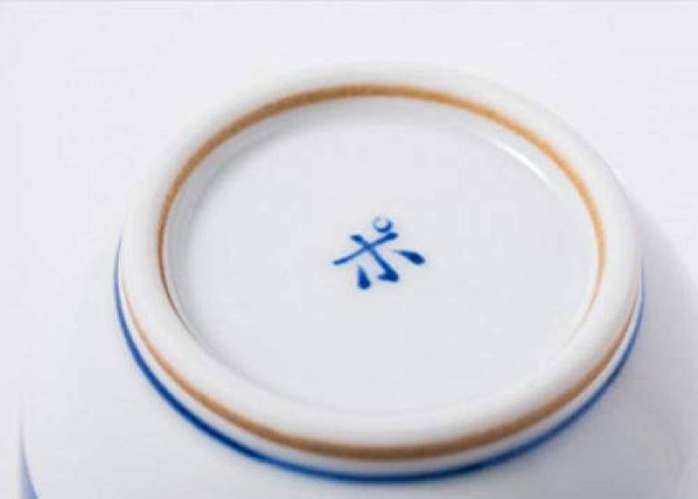 Hasami Ware The Porcelains Teacup In the "Plovers Sky"