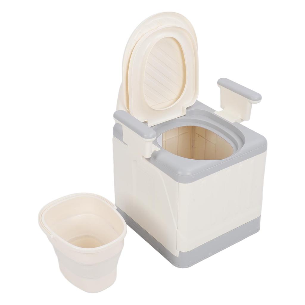 Foldable Bedside Commode Fall Odor Proof Portable Toilet Bedside Commode Chair for Adult