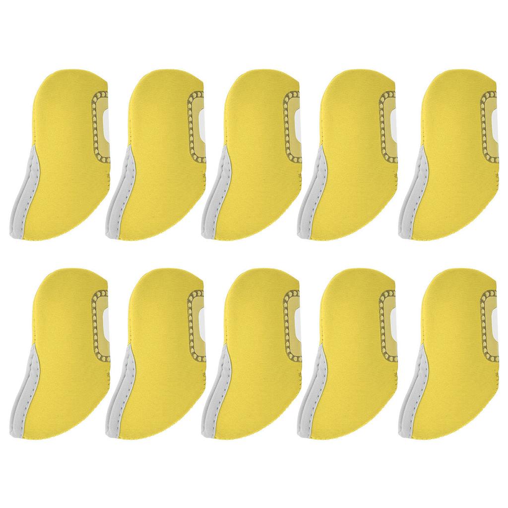 10Pcs Golf Putter Head Cover Iron Club See Through Window Covers Putter Protector
