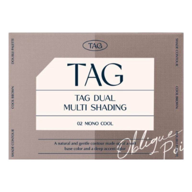 TAG Dual Multi Shading 02 Mono Cool Cool-Tone Contouring & Natural Face Shading 9.4g