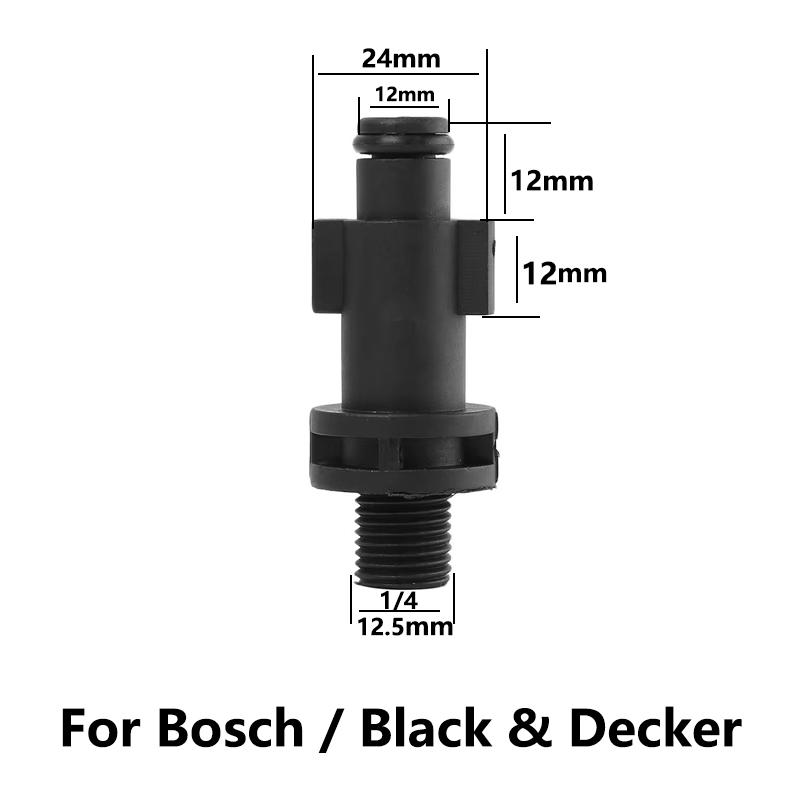 Pressure Washer Fitting Adapter Snow Foam Lance Adapter G1/4 Quick Release Connector Foam Nozzle for Karcher Bosch Lavor AR светло-серый