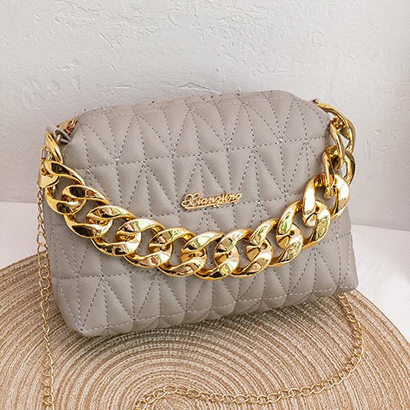 

Бриллиантовая цепочка Подушка Сумка Нишевая Универсальная Маленькая Квадратная Сумка Маленькая Квадратная Сумка