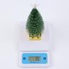 4pcs Funny LED Candle Christmas Night Light Pine Tree Plastic Xmas Tree Candle Lamps Luminous Ornament Desktop Decor