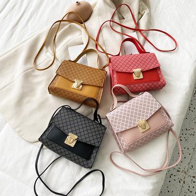 Versatile Portable Small Square Bag Fashionable Retro Shoulder Women's Bag Messenger Bag Simple Small Bag New Trendy