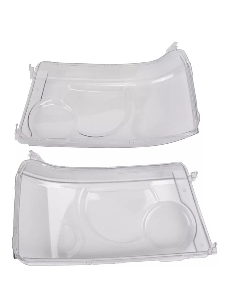 2PCS Headlight HeadLamp Lens Cover LH+RH For Land Range Rover Sport 2006-2009