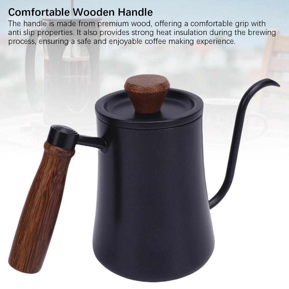 500ML Capacity Hand Brew Coffee Kettle Narrow Long Spout 500ML Coffee Kettle Home Brewing