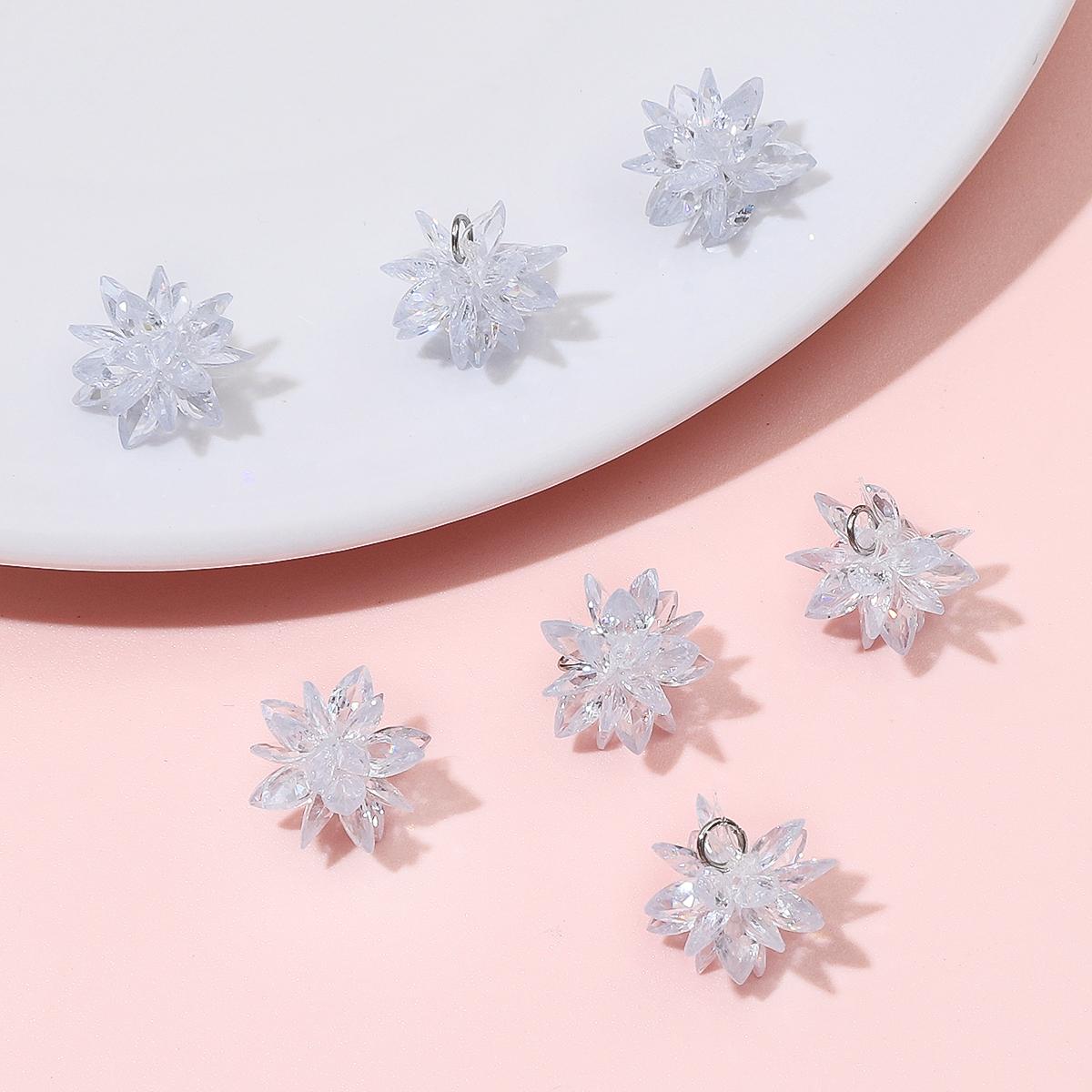 

12 мм цирконовые бусины ручной работы, подвески для модных серег, колец, DIY, поставки ювелирных изделий 12mm 1pc/bag