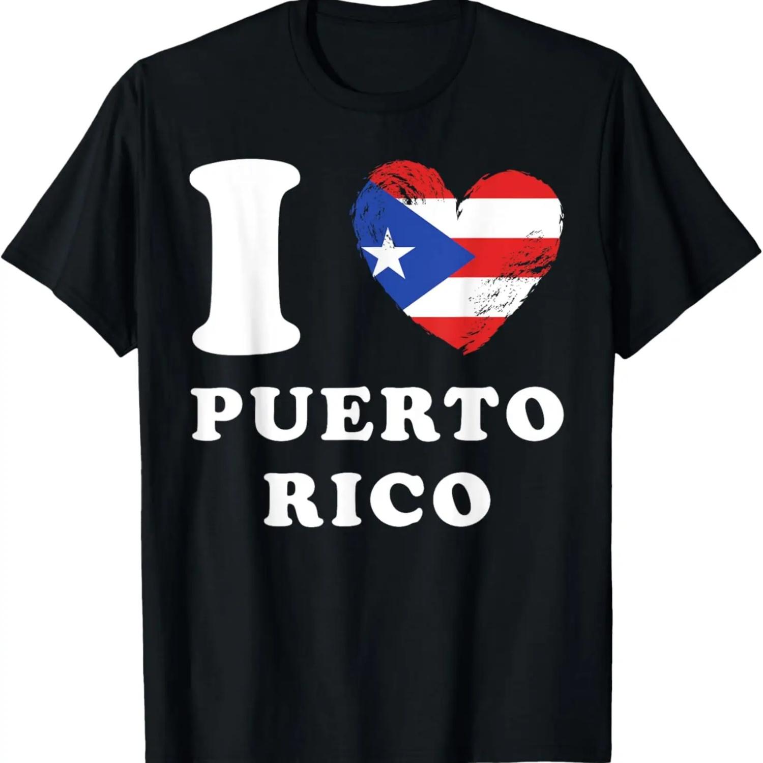 

Heart Flag Puerto Rico T-Shirt XXXXXL чёрный