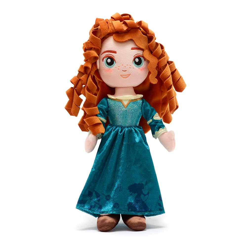 

Official Disney Store Princess Plush Brave Medium Embroidered Soft Stuffed Princess Disney Plush Toy for Girls Toy, Merida, 14-inch Animal, Girls
