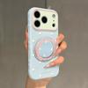 ins simple polka dots apply to 17promax iPhone case 15 rotating bracket 16plus silicone 14 Korea