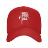 Reel Cool Dad Fishing Graphic Baseball Cap Adjustable Polyester Unisex Outdoor Dad Hat