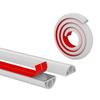 1pc 1m/2m/3meters Self-adhesive PVC Trunking Ground Wire Storage Fixed Trunking Anti Stepping Curved Flexible Cable Duct
