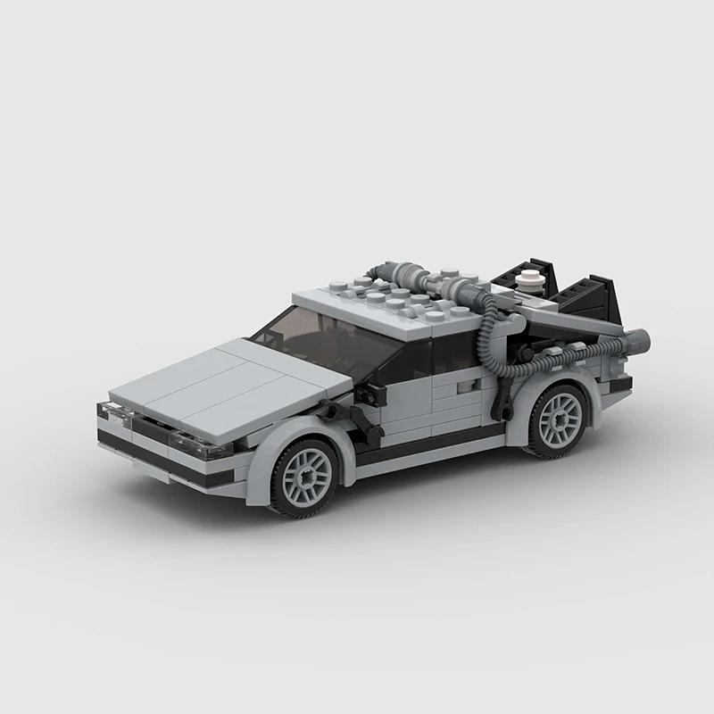 200Pcs Moc Sports Car Building Blocks City Racing Car Back To The Future Speed Champions Vehicle Diy Bricks Toy Christmas Gift