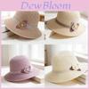 Flower Pattern Ladies Foldable Sun Hat With Wide Brim For Summer Sun Protection