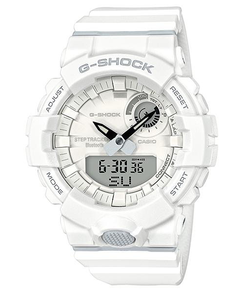 

Casio G-SHOCK Men s Resin 200M Water Resistant Digital Shock Resistant Quartz Watch GBA-800-7A белый