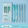 Milk Tea Color Quick-Dry Ballpoint Pen, 0.5mm Student-Friendly, High Capacity, Easy Click Design