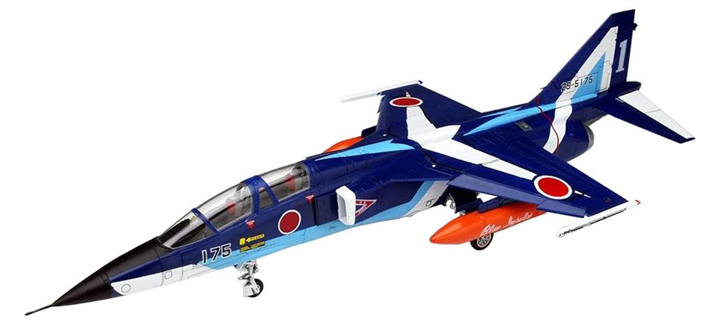 PLATZ JASDF Blue Impulse Special Limited Edition Plastic Model with Officer Figure 1/72 T-2 Pilot/Flying SP-103