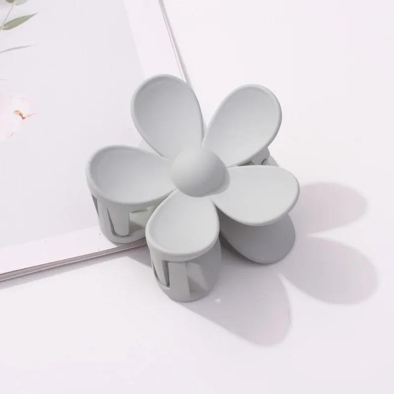 3.5cm 7cm Korea Flower Shape Hair Claw Clips Women Girls Ponytail Hairpin Barrette Headwear Accessories