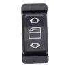 Black Window Switch Button Fits W201 And R107 Models Left Front Placement Made From Practical Materials Car Repair