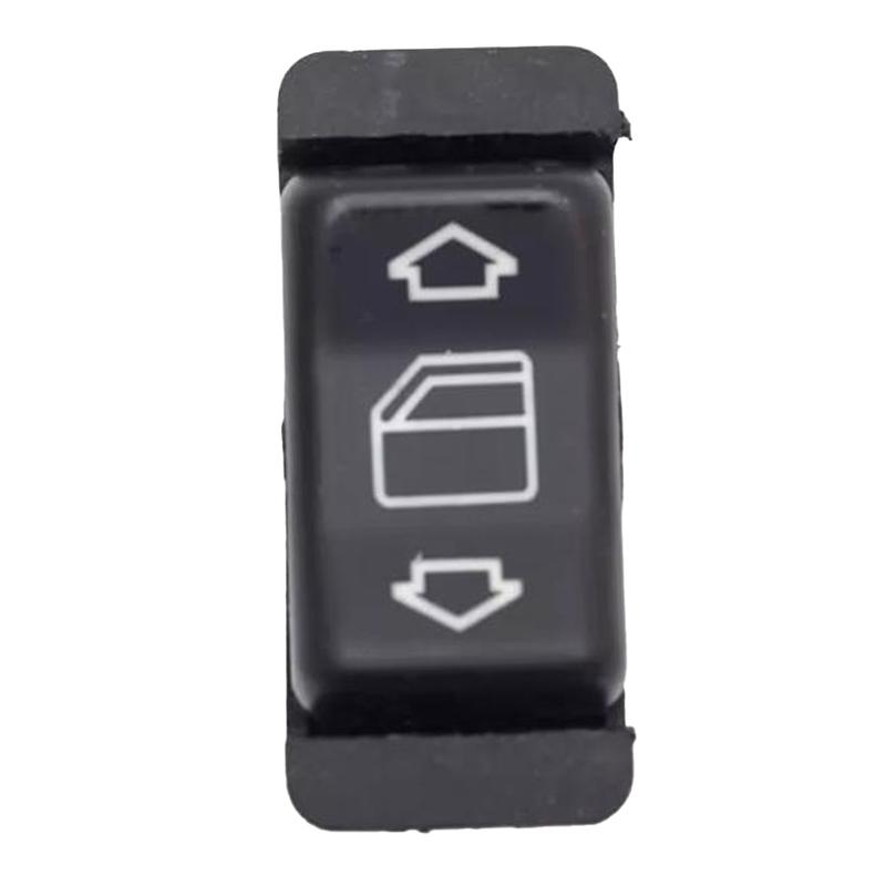 Black Window Switch Button Fits W201 And R107 Models Left Front Placement Made From Practical Materials Car Repair