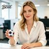 Lightweight Fidget Toy Football Clicker Toy Anxiety Stress Relief Soccer Shape Clicker Focus Aid Pocket Size Push Button Decompression Gadget