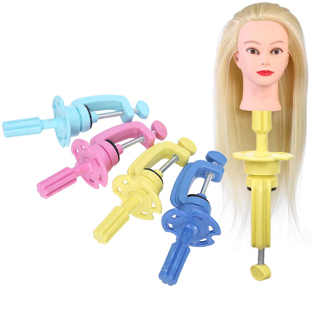 4pcs Wig Head Stand Adjustable Hairdressing False Head Mold Stand Bracket