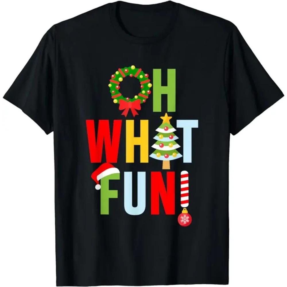 Prank Holiday Cheer Christmas T-shirt, Customized Printed Men's and Women's T-shirts with Fun and Mischievous Twisted Patterns