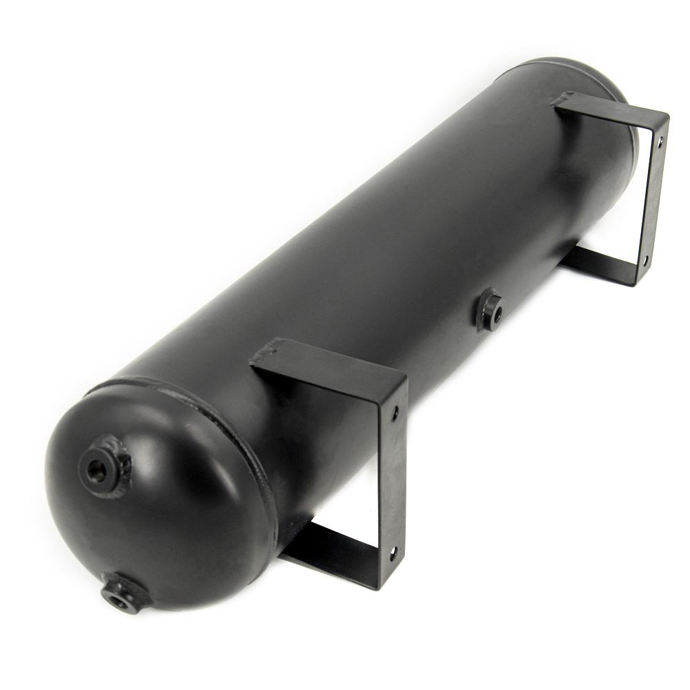 3/4/5 Gallon Aluminum Air Cylinder Air Tank Pneumatic Air Suspension System Tunning Vehicle Parts 1/4 NPT Holes