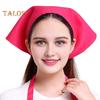 Triangle Head Scarf Women Hair Bandana Waiter Work Headscarf for Kitchen Restaurant Female Chef Cap for Bakers Baristas Cleaners